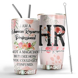 MEDROC Hurman Resources Gifts Tumbler - Stainless Steel 20oz, HR Gifts For Women Men, Human Resources Professional Day Gifts For Coworkers Funny, HR Coffee Cups For Employees Staffs (HR03)