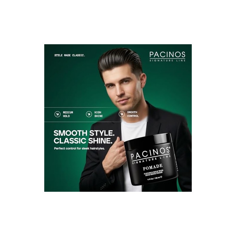 Pacinos Pomade, 4 Ounce