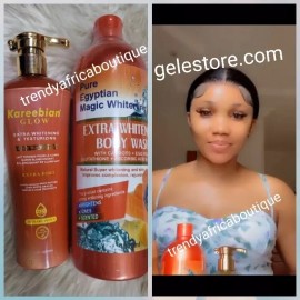 mgc 2ps. Kareebian Glow Xtra Whitening Body Lotion & Pure Egyptian 👌 Shower Gel Set