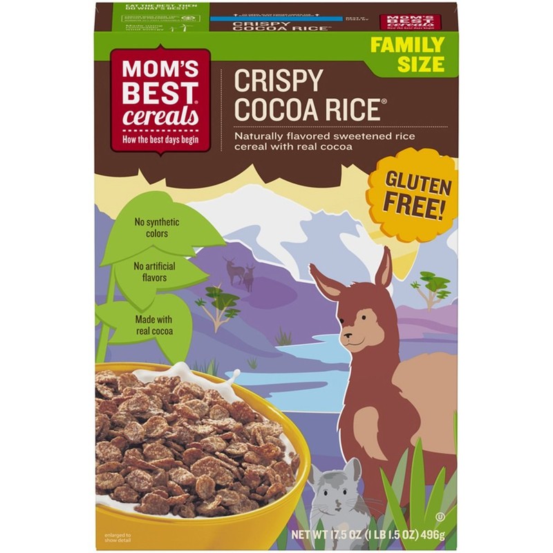 Mom's Best Crispy Cocoa Rice Cereal, Gluten Free, Kosher, No