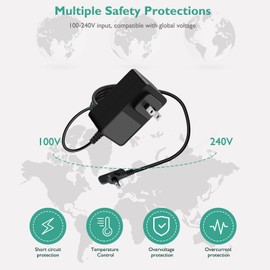 Compatible with Shark FlexBreeze Outdoor Fan Charger for FA222 Cordless Portable Fan Replacement Charging Cable 12V AC Power Adapter