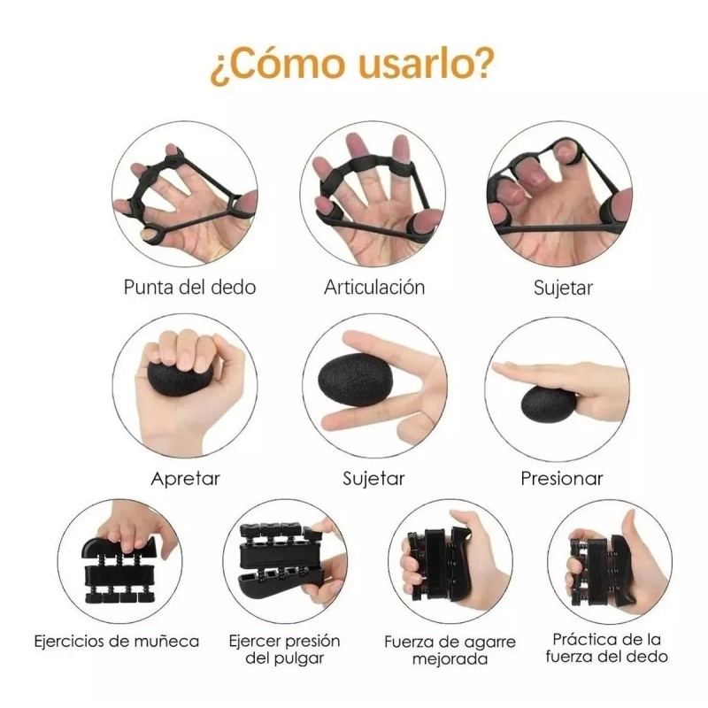 HomeChi Entrenador De Agarre De Manos Ejercitador Mano Antebrazo