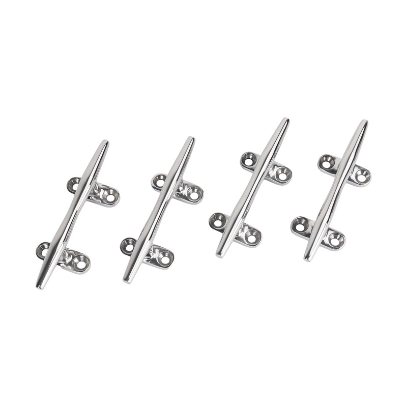 Hoffen Boat Cleat, 4 Pack 316 Stainless Steel 4 inch