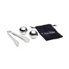 BarCraft Ice Ball Set, Stainless Steel, Pack of 2 Reusable