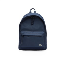 Lacoste Men's Sinpople Monogramme Backpack, Midnight Blue, One Size