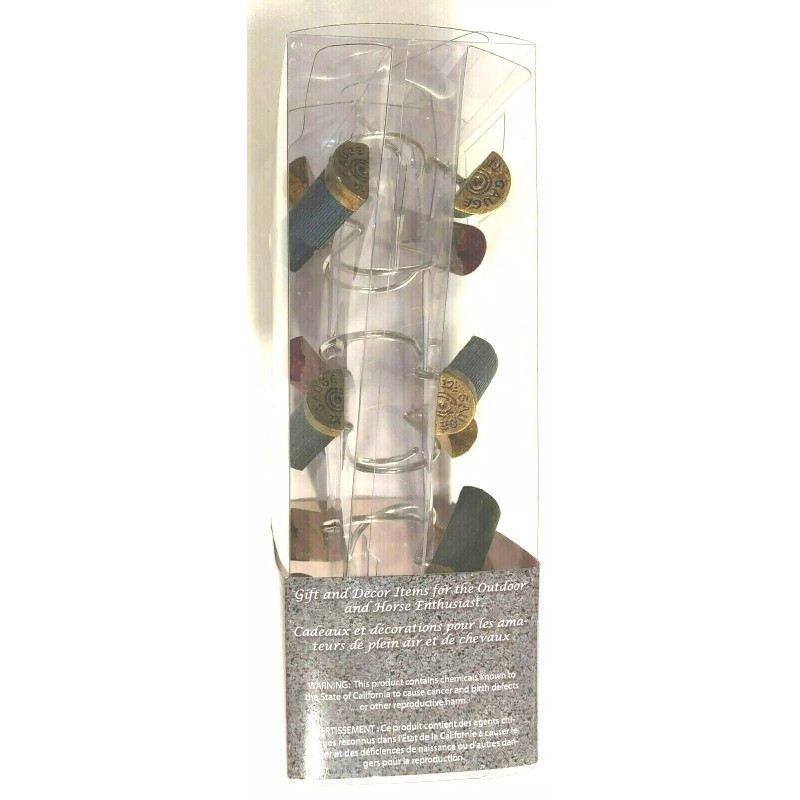 Rivers Edge Old River Outdoors Shotgun Shell Shower Curtain Hooks/Rings