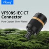 Viborg Audiophile IEC Figure 8 C7 Connector Female Plug Pure
