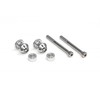 アクティブ(ACTIVE) 荷掛フック シルバー (2個SET) 【Ninja400R('11-'12)/650R('09-'11)/Ninja1000('11-'12)】 1992013