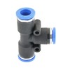 IQS T-Connector 6 mm - 6 mm, IQS Standard Pneumatic