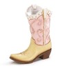 Pink Ladies Cowboy Cowgirl Boot Vase - Great Western Country