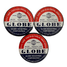 Colourful Electrical Tape | Electrical Insulation Tape for Indoor Wiring Harnesses | High Quality Vinyl, Wear-Resistant, Moisture-Resistant, Corrosion Resistant, Alkaline (3, Black)