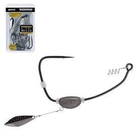 BKK TITANDIVERPLUS Soft Plastic Hook | 2-Pack | 2X |Needle Hook Point | Super Slide Coating | Lead Replacement System | Removable Teaser Blade | Locking Spring | Weedless Fishing