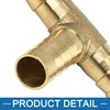 A ABSOPRO Brass Hose Fitting 10 mm 3-Way Tee Joiner