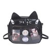 PandaSays Pain Bag, Pushing Bag, Shoulder Bag, Showing Bag, Clear,