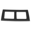 Carbon Fiber Rear Air Outlet Vent Cover Trim Fit for