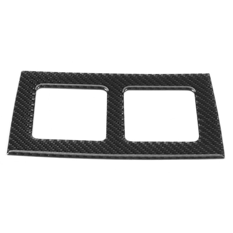 Carbon Fiber Rear Air Outlet Vent Cover Trim Fit for