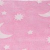 1.5x2m Luminous Blanket Double Side Flannel Star Moon Design Soft