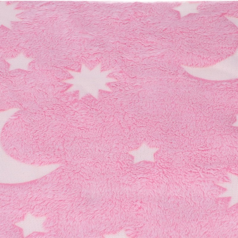 1.5x2m Luminous Blanket Double Side Flannel Star Moon Design Soft