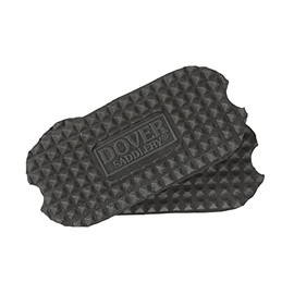 Dover Saddlery Diamond Stirrup Pads, Color: Black, Size: 4