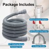 TTFLEX Universal Washing Machine Drain Hose, Washer Drain Hose Extension