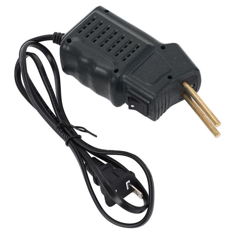 Portable Mini Plastic Welder with 200 Nails Hot Stapler Welding