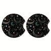 Moon & Star Pattern Car Coaster, Car Cup Holder Coaster,