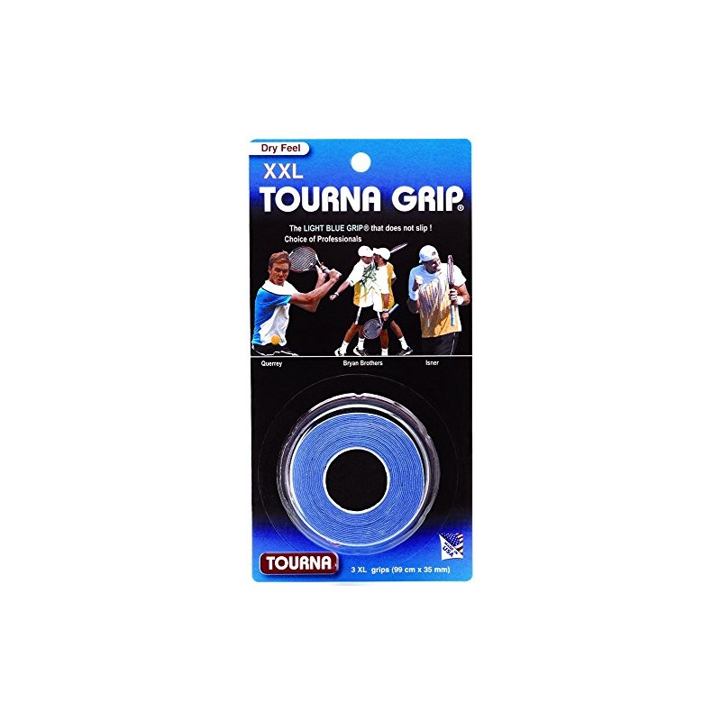 Tourna Grip XXL Original Dry Feel Tennis Grips (3/Roll Pack)
