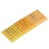 18Pcs Oil Pastels Yellow Series Bright Colour Safe Easy Blending