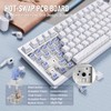 MAMBASNAKE ATTACK SHARK X820 Ultra Wireless Mechanical Keyboard with TFT