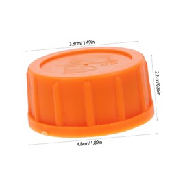 Yardwe Replacement Lid for Lawnmower Universal Petrol Engine Fuel Cap Stable with Seal
