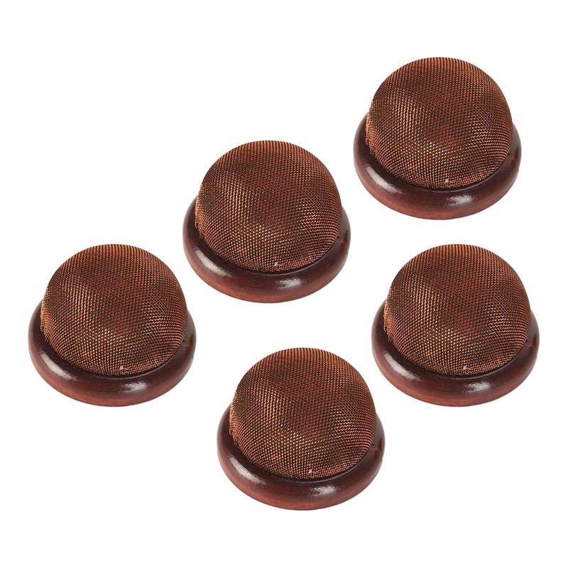 5Pcs Wooden Base Pin Cushion Cute Needle Holder Round Wooden