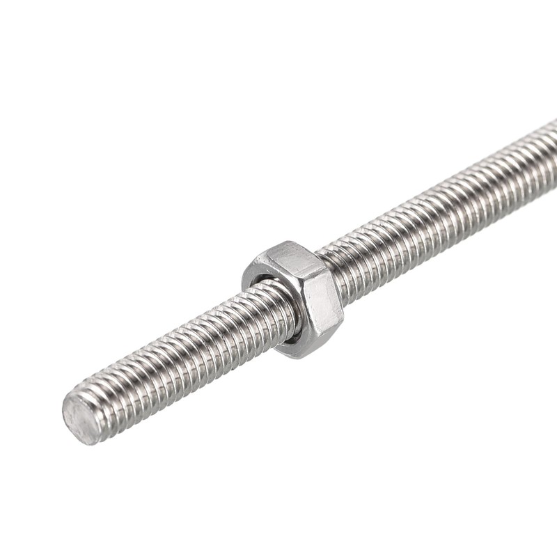 QUARKZMAN Pack of 6 M8 x 250 mm Fully Threaded