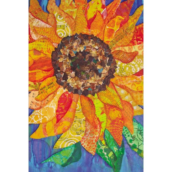 Tree-Free Greetings Boxed Set ECOnotes- Blank Stationary Notecards with Envelopes, 4" x 6", Vibrant Sunflower, Set of 12 (FS56868)