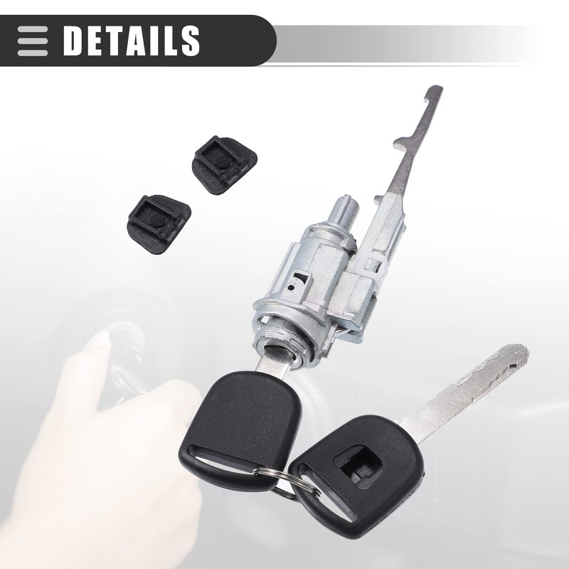 X AUTOHAUX Ignition Switch Lock Cylinder, for Honda Accord 2003-2012,