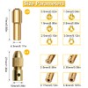 EATBALE Brass Collet Drill Bit Chuck Accessories, Micro Twist Drill