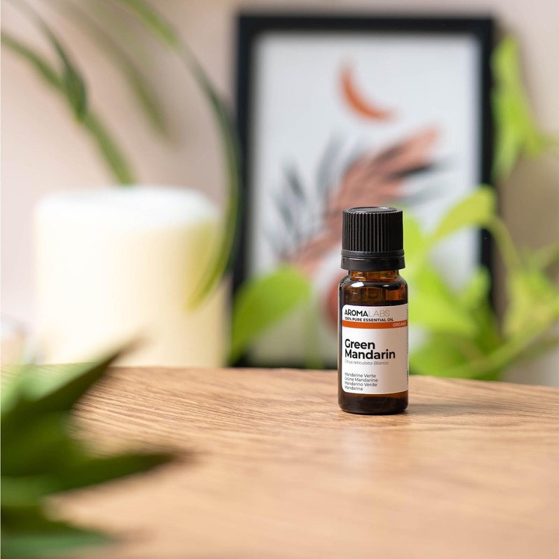 Organic Green Mandarin Essential Oil - 10ml - 100% Pure,
