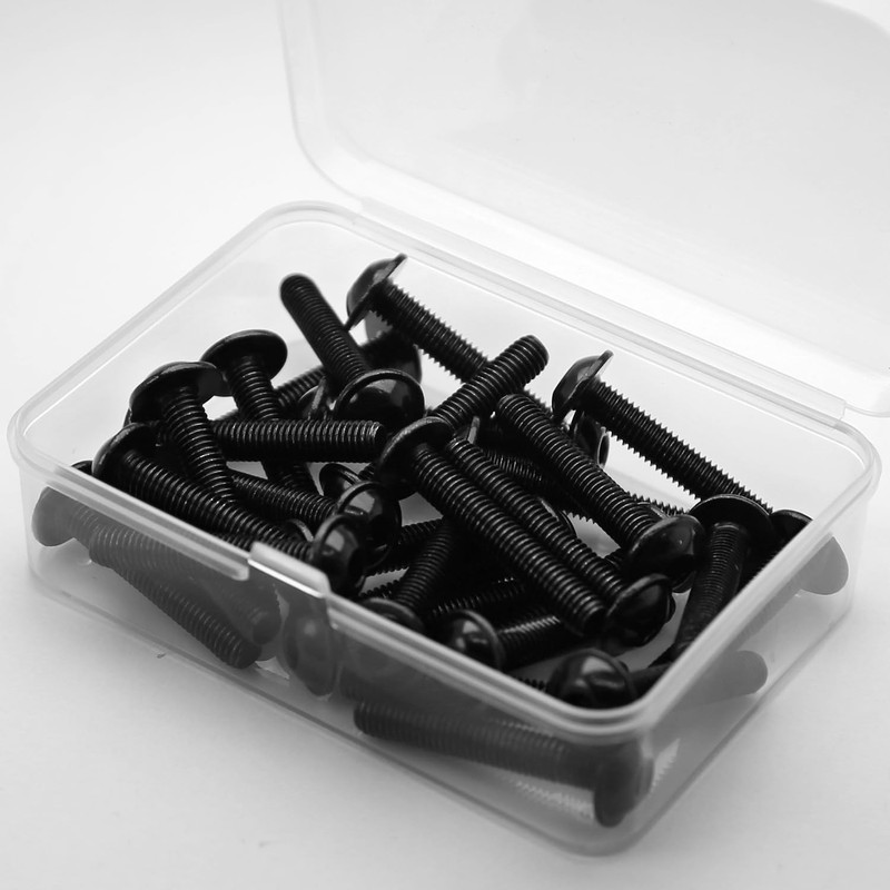 (Pack of 30) M5 x 30 mm Rounded Head Screws