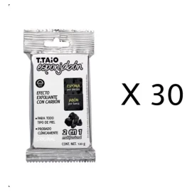 T.Taio Esponjabon Carbón El Original T.taio Caja Con 30 Piezas