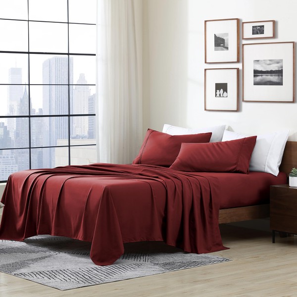 Cathay Home Essentials Ultra Soft Hypoallergenic Wrinkle Resistant Double Brushed