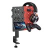 SUPERLIT Desk Pegboard | Desk Accessories Gaming Headset Stand, Under