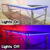 PARTYPONG 8-Foot Professional Beer Pong Table w/LED Glow Lights -