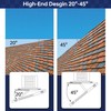 WeCooper Rooftop Mini Split Mounting Bracket 9000to24000BTU,Heavy Duty Adjustable Roof