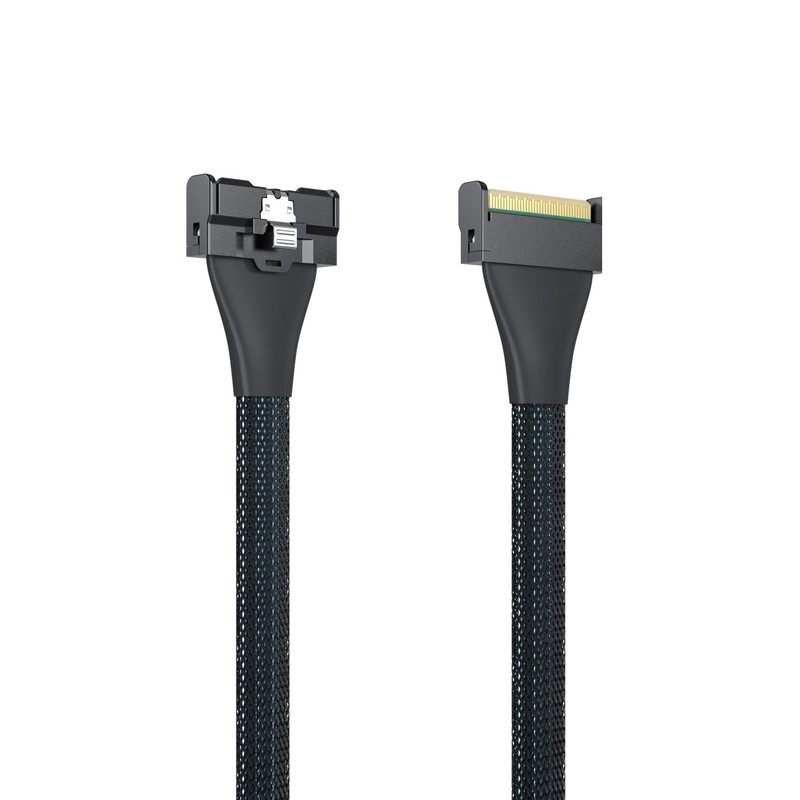 10Gtek MCIO to MCIO 8X Cable, SFF-TA-1016, Mini Cool Edge