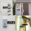 Molain 2PCS Please Ring Bell Sign, Self-Adhesive Ring Doorbell Sign