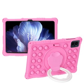 (for EM101A Tablet) Transwon Kids Case for ApoloSign Maxsignage Apolomedia EM101A/ WDYQJE A55 10.1/ AISLPC A55-2/ xiskt A5502/ Plimpton P8 Pro 10 Inch/ N101B Tablet/Tibuta E200/ Trayoo Y105 - Pink