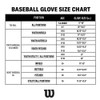Wilson Infield A500 - Guanto da baseball per ragazzi, 29,2