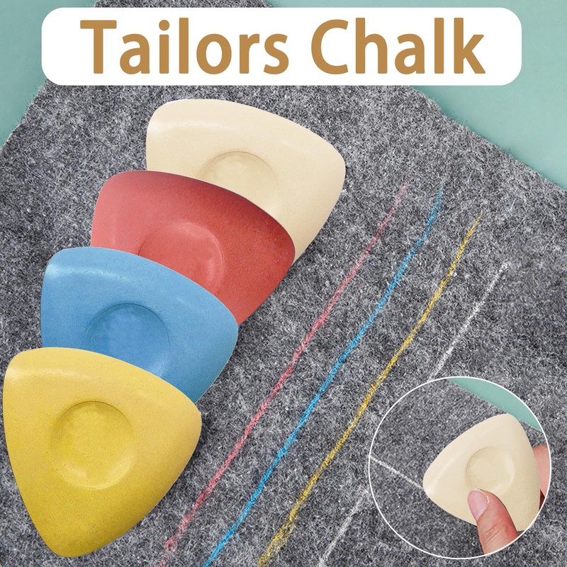 4 Pack Tailors Sewing Chalk Pencil Dressmaking Dressmakers for Tailoring,