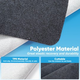 Corodo 55"x35" Office Chair Mat for Hardwood Floor & Tile, Anti-Slip Computer Gaming Chair Mat for Home Office, No Curling, Rectangle Dark Gray Floor Protector Rug for Rolling Chairs