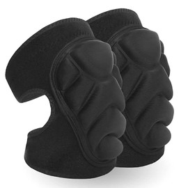 ENCOUNTER 膝プロテクター 子供用 膝パッド キッズ用 膝サポーター チャイルド用 膝当て キッズプロテクター 耐衝撃パッド スノーボード スキー ローラースケート インラインスケート スケート スケボー バレーボール 自転車の練習 ダンス 怪我防止 衝撃軽減 脱着簡単 スポーツグッズ 軽量 男女兼用 6-9歳 XS ブラック