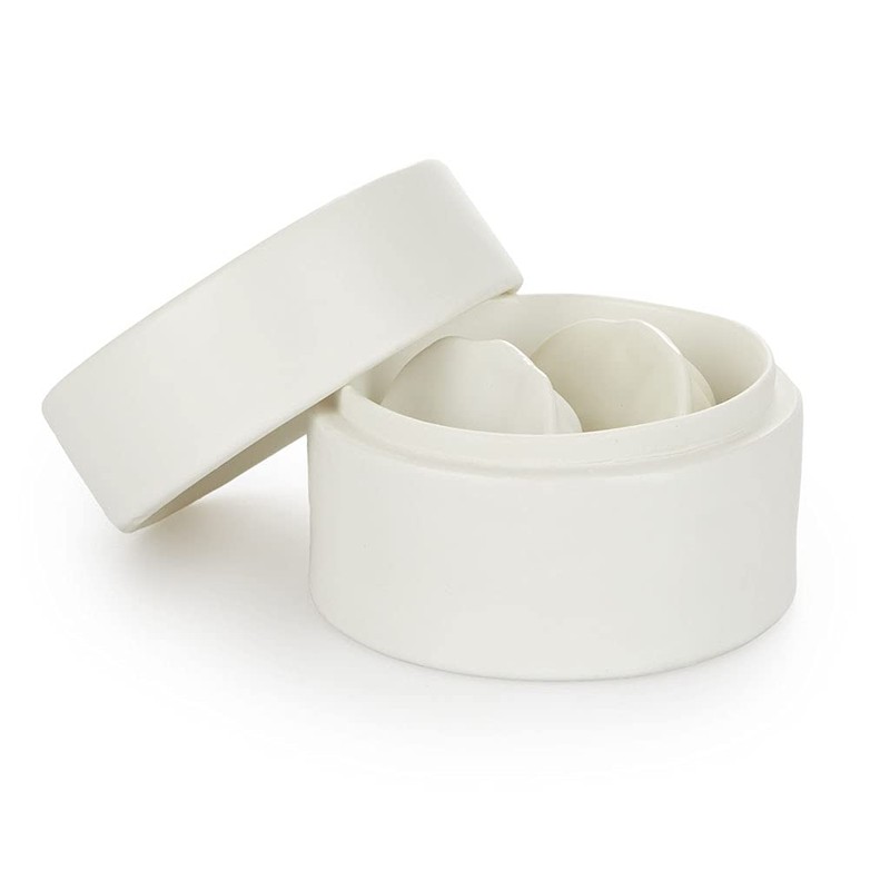 balvi Sushi Set Mushiki Colour White Soy Bowl with Chopstick